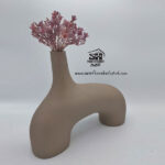 تصویر گلدان رومیزی مدل اپال نسکافه ای