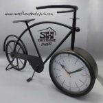 تصویر ساعت رومیزی دوچرخه مدل 1 مشکی