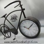 تصویر ساعت رومیزی دوچرخه مدل 1 فلزی
