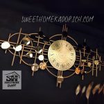 تصویر ساعت دیواری مدرن فلزی مدل 2