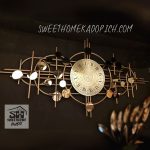 تصویر ساعت دیواری مدرن فلزی
