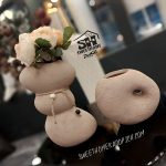تصویر گلدان رومیزی مدل هفت سنگ نسکافه ای